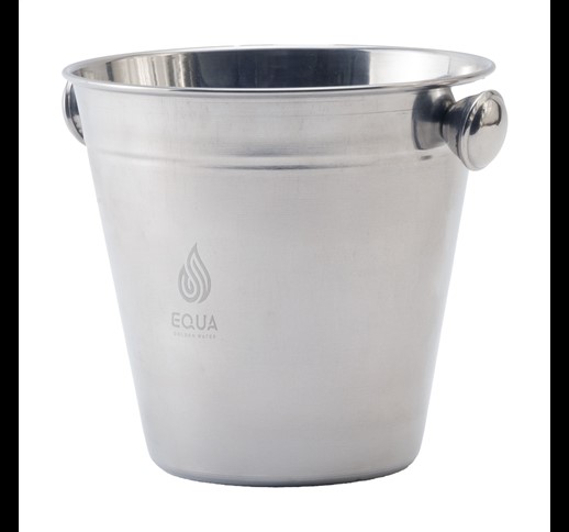 Shiny Stainless Steel Ice Bucket 1.4 L