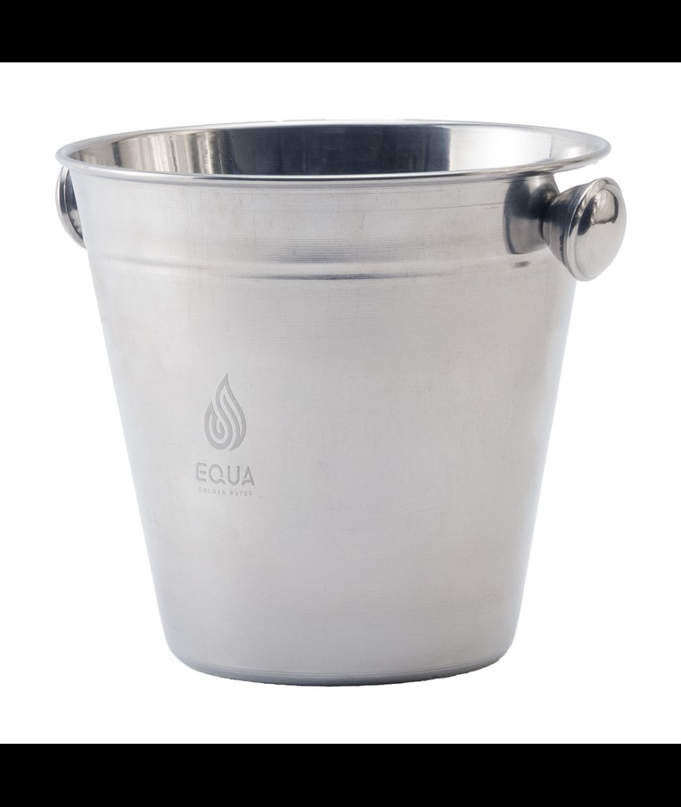 Shiny Stainless Steel Ice Bucket 1.4 L