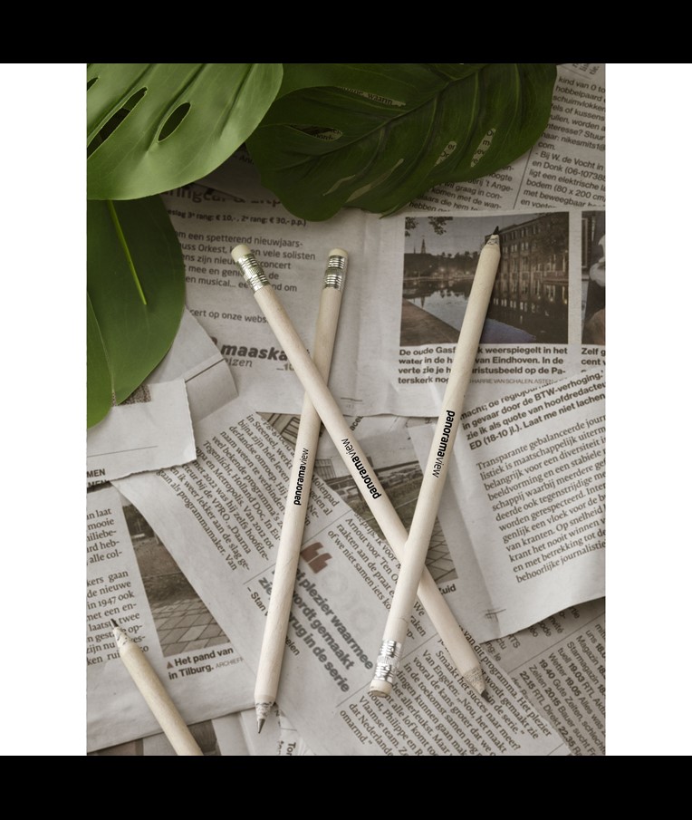 Recycled Newspaper Pencil