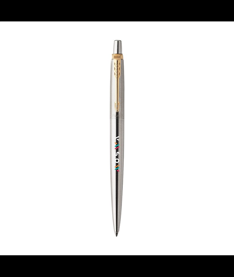 Parker Jotter Recycled Steel Ballpoint Pen - Blue Ink