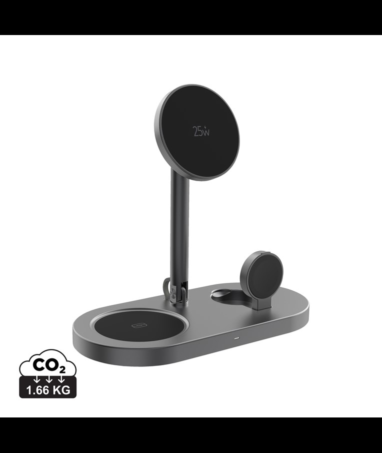 Quantum RCS ultra hitri 25W magnetni brezžični namizni polnilnik