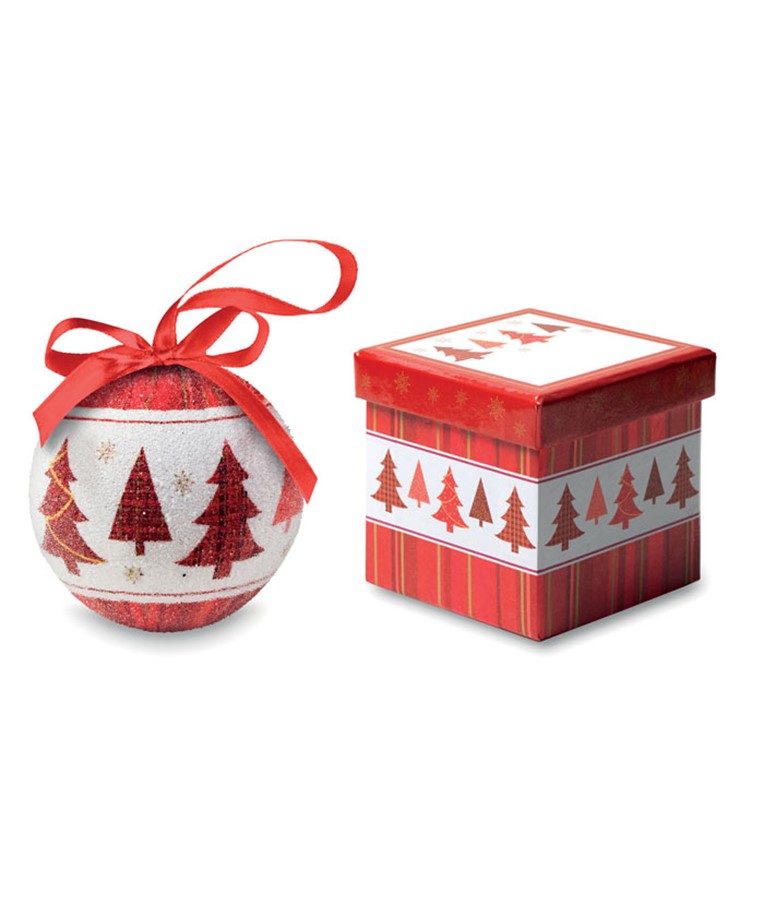 SNOWY - Christmas bauble in gift box
