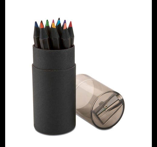 BLOCKY - Black colouring pencils
