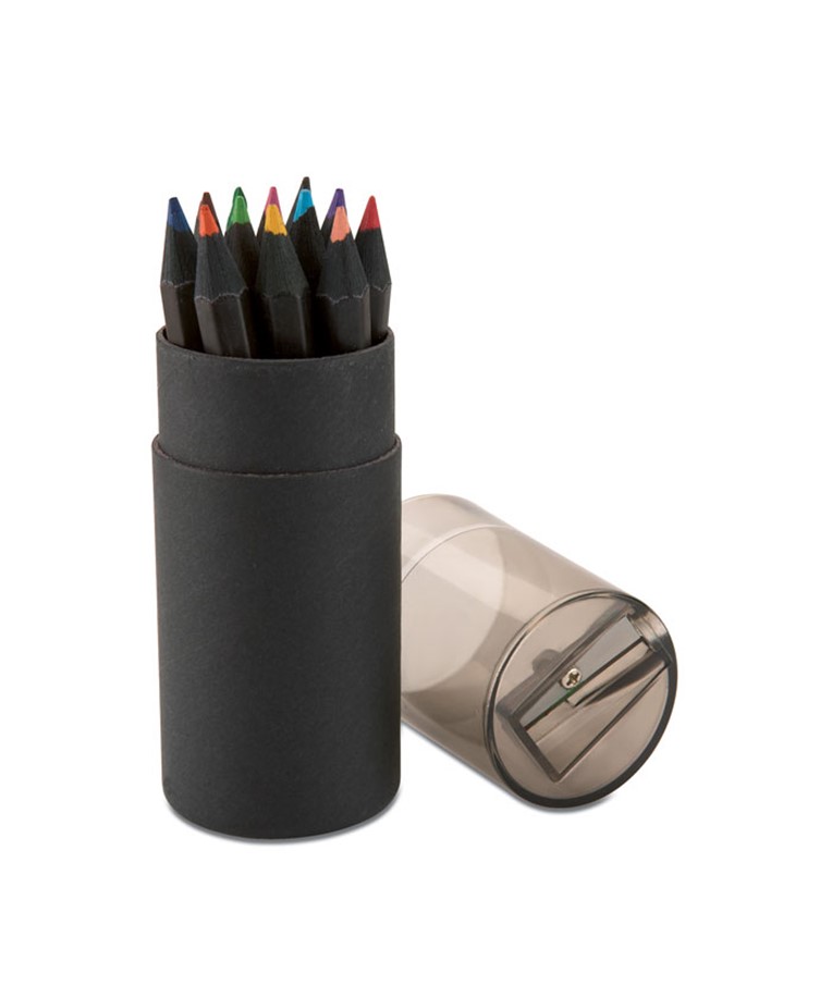 BLOCKY - Black colouring pencils