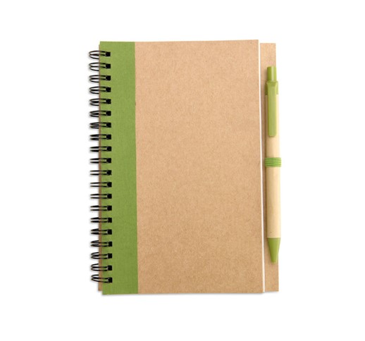 SONORA PLUS - Recycled paper notebook + pen