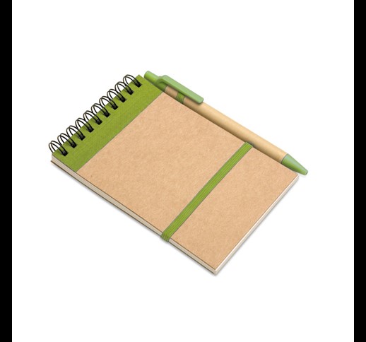 SONORA - A6 recikliran blok za beležke s pisalom