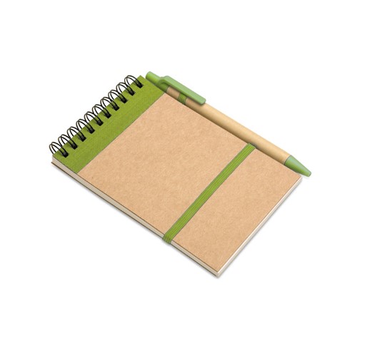 SONORA - A6 recikliran blok za beležke s pisalom