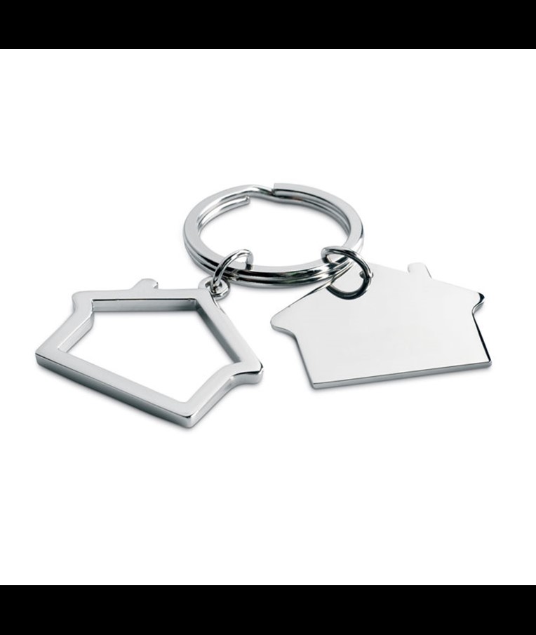 SNIPER - Metal key ring house shape