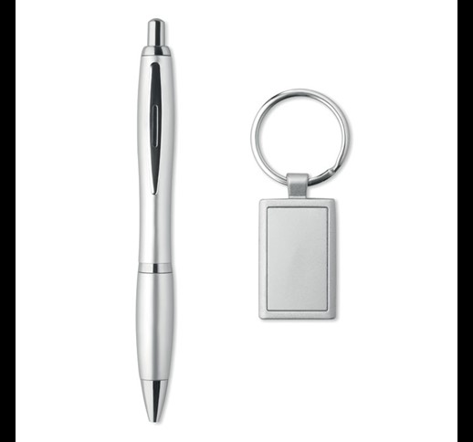 KELLY - Komplet kemični svinčnik in obesek za ključe