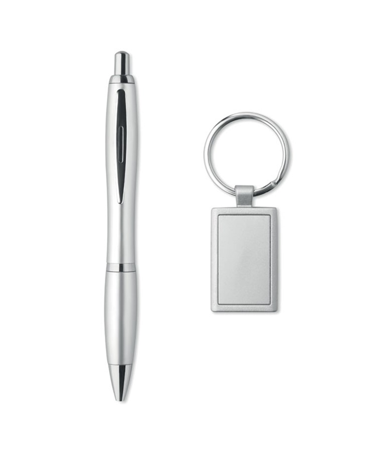 KELLY - Komplet kemični svinčnik in obesek za ključe