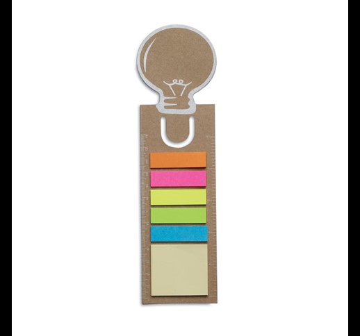 IDEA - Bookmark with sticky memo pad