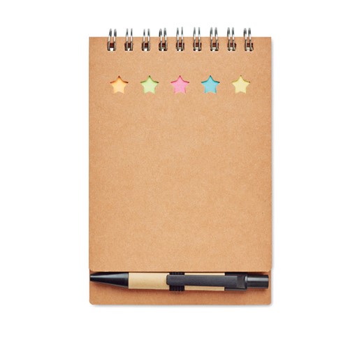 MULTIBOOK - Notebook with pen sticky notes