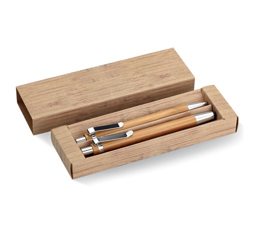 BAMBOOSET - Set peresa in svinčnika iz bambusa