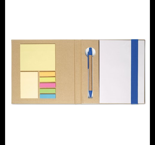 QUINCY - Notebook with memo set and pen