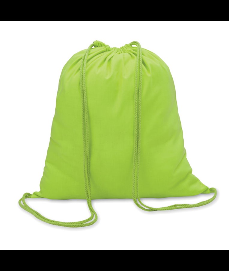 COLORED - 100gr/m² cotton drawstring bag