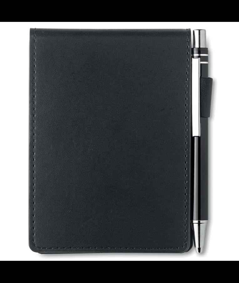 CAM - A7 notepad in PU pouch w/pen