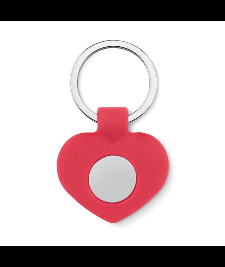 CUORE - Silicone key ring with token