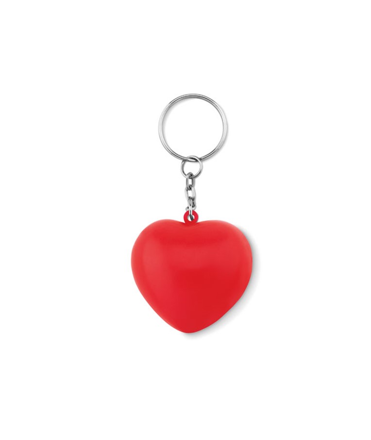LOVY RING - Obesek za ključe s PU srcem
