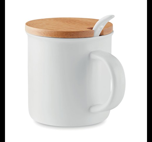 KENYA - Porcelain mug with spoon