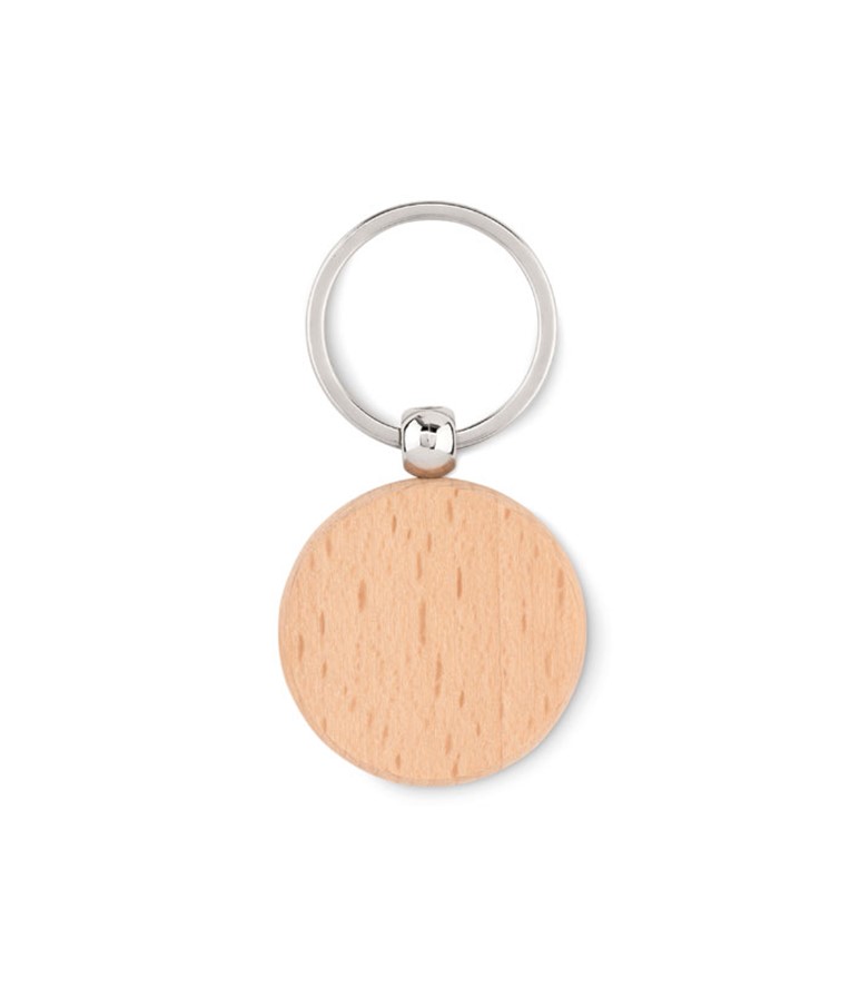 TOTY WOOD - Okrogel lesen obesek za ključe