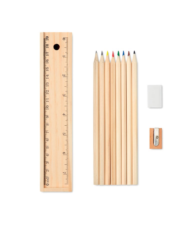 TODO SET - Stationery set in wooden box