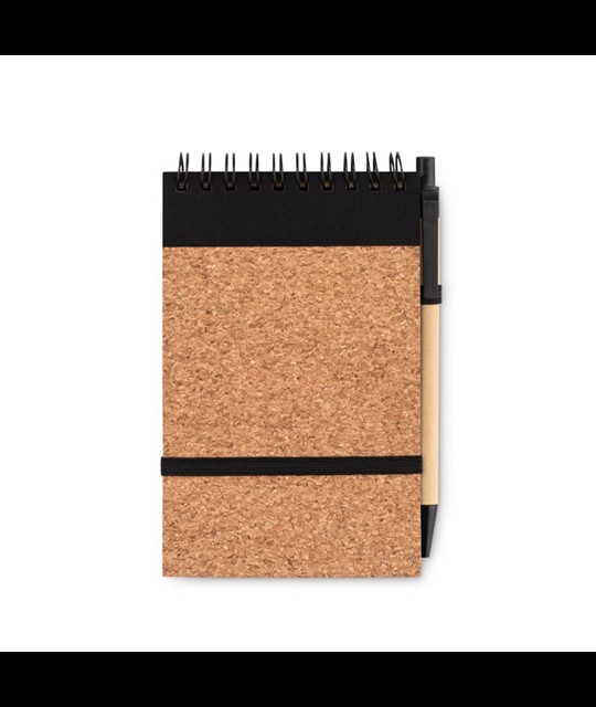 SONORACORK - A6 Cork notepad with pen