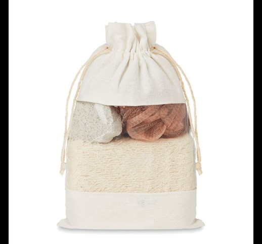 CUIDA SET - Bath set in cotton pouch