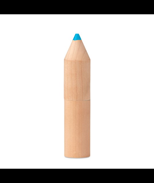 PETIT COLORET - 6 svinčnikov v leseni škatli