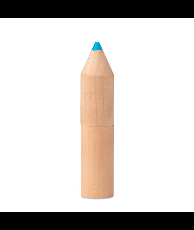 PETIT COLORET - 6 pencils in wooden box