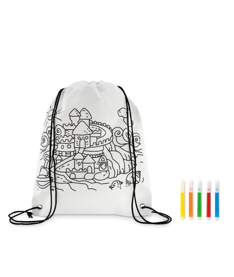 CARRYDRAW - Non woven kids bag with pens