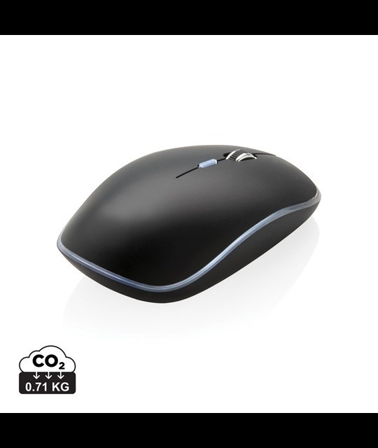 Light up logo wireless mouse