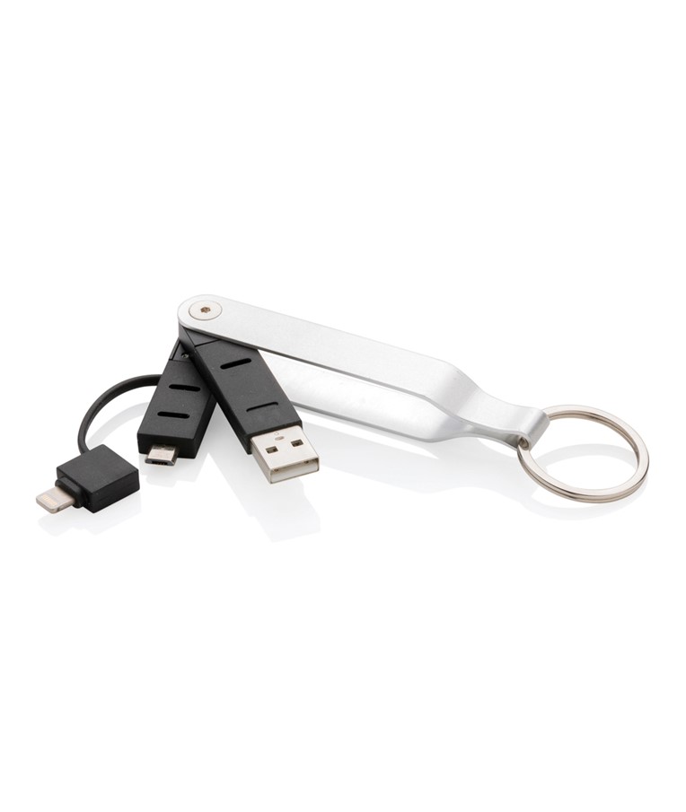 2-in-1 keychain cable MFi licensed