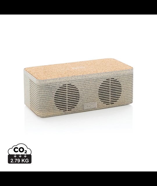 Wheatstraw wireless charging speaker