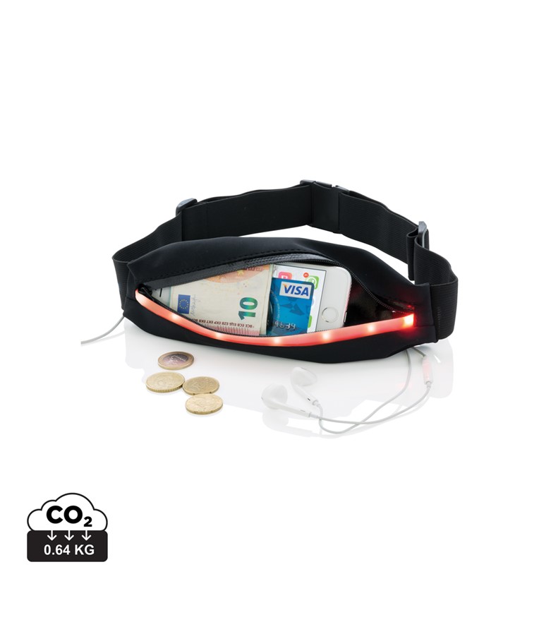 Running belt with LED