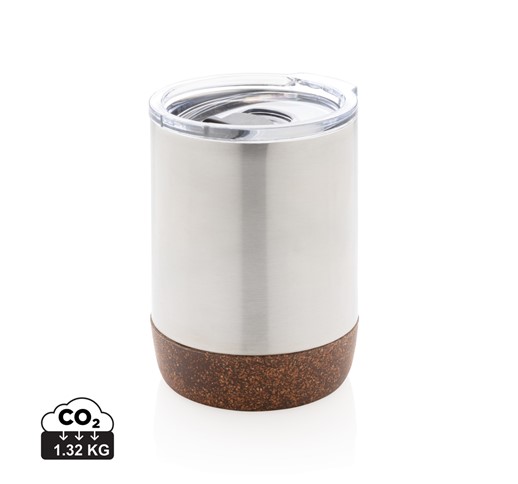 Mala vakuumska skodelica za kavo iz plute