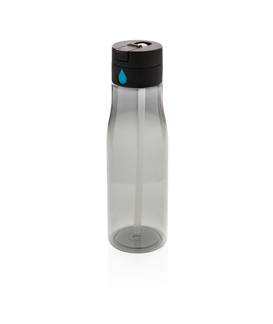 Aqua hydration tracking bottle with spout