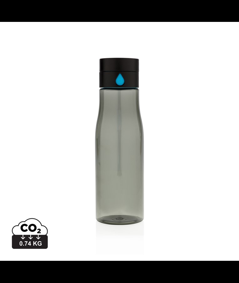 Steklenička iz tritana s sledenjem vodne hidracije