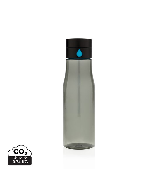 Aqua hydration tracking tritan bottle