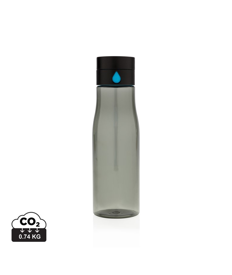 Aqua hydration tracking tritan bottle