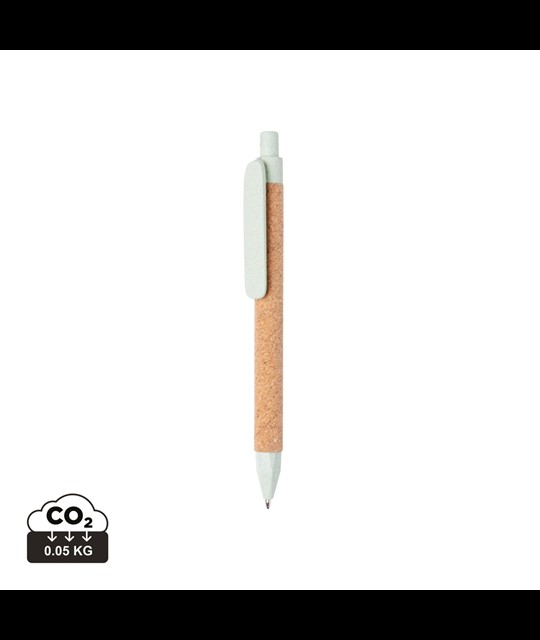  Svinčnik iz pšenične slame s pluto - Eco-Pen