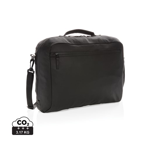 Fashion black 15.6" laptop bag PVC free
