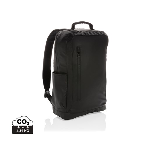 Fashion black 15.6" laptop backpack PVC free