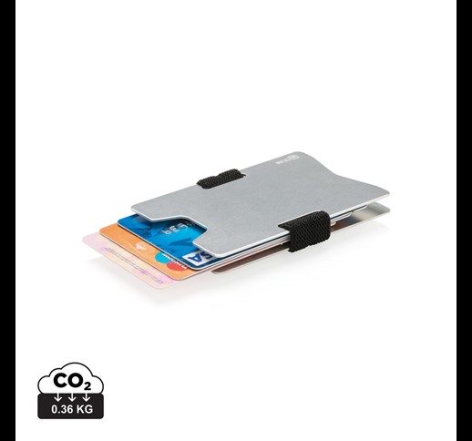 Aluminijasta minimalistična denarnica proti posnemanju RFID