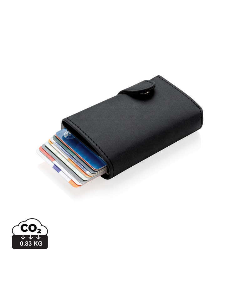 Standardno aluminijasto držalo za kartico RFID s PU denarnico