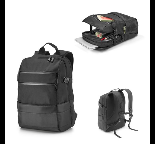 ZIPPERS BPACK. Laptop backpack 15'6''