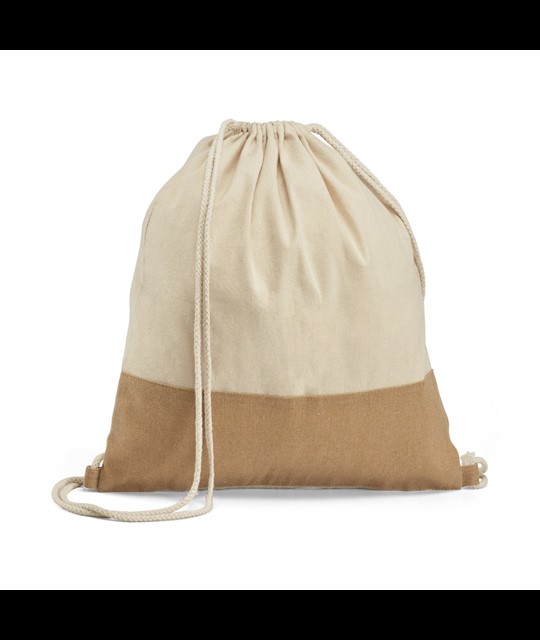 SABLON. 100% cotton drawstring bag (160 g/m²)