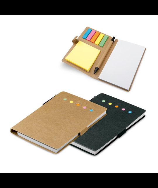 COOPER. Coloured sticky notepad with 6 sets