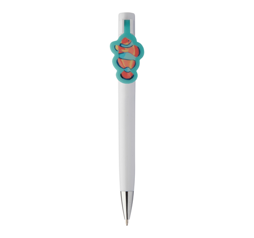 Plastični kemični svinčnik s sponko - Creaclip