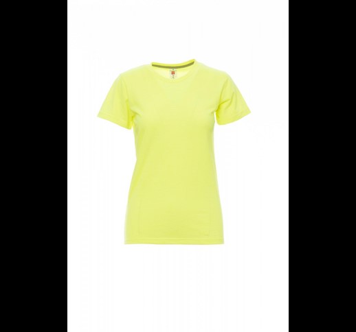 SUNSET LADY FLUO T-SHIRTS  JERSEY 150G WITH 65%POLYESTERE