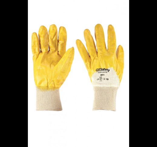 0911 COATED GLOVES  COTTON NBR COATED